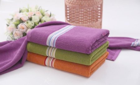 浴巾摄影浴巾毛巾图片