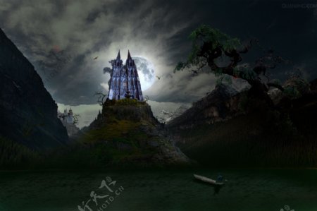 魔法城堡神秘海上古堡