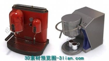 咖啡机3D模型