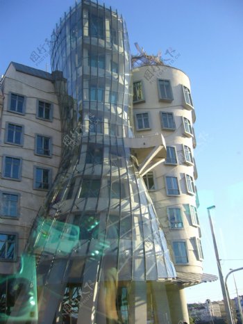 奧地利捷克布拉格特殊造型建筑图片