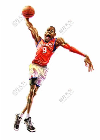 位图人物球星NBA伊戈达拉免费素材