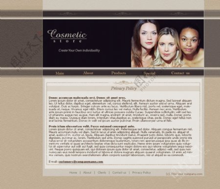 女性化妆美容用品网站