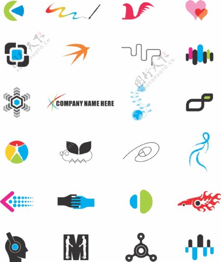 企业logo标识设计矢量图片