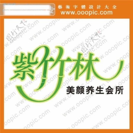 紫竹林艺术字艺术字设计