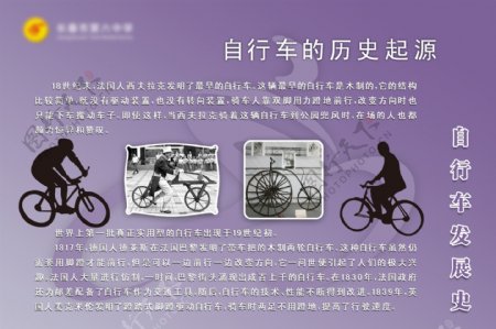 自行车发展史图片