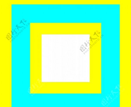 蓝色和黄色的方形矢量图像
