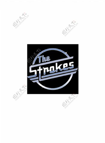 TheStrokes3logo设计欣赏TheStrokes3音乐唱片标志下载标志设计欣赏