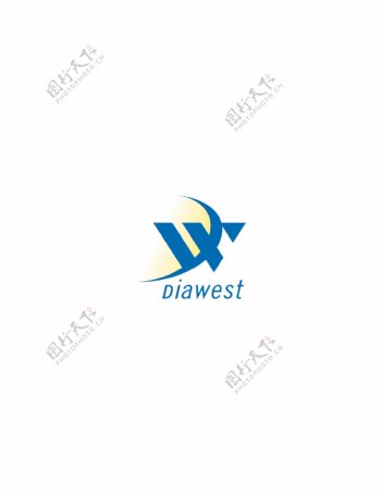 DiaWestlogo设计欣赏DiaWest电脑公司标志下载标志设计欣赏
