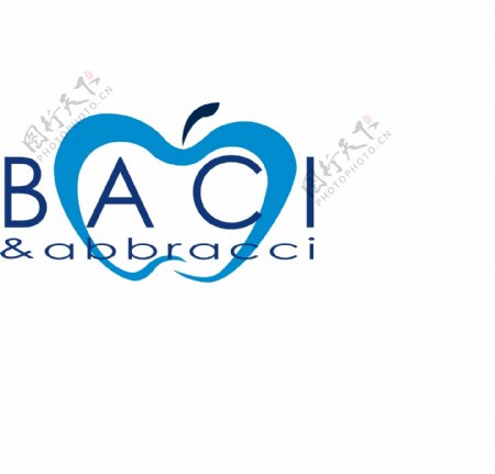 BaciandAbbraccilogo设计欣赏BaciandAbbracci服装品牌标志下载标志设计欣赏