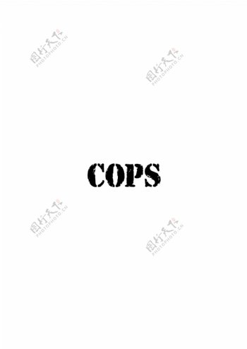 COPSlogo设计欣赏COPS传媒机构标志下载标志设计欣赏