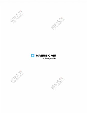MaerskAirlogo设计欣赏MaerskAir民航业标志下载标志设计欣赏