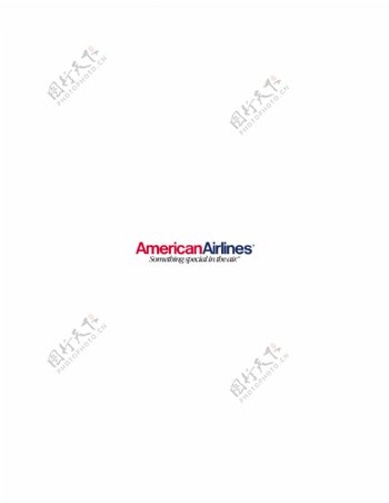 AmericanAirlines3logo设计欣赏AmericanAirlines3民航公司标志下载标志设计欣赏