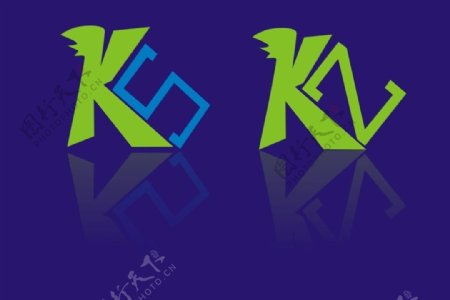 kzks字母标志图片