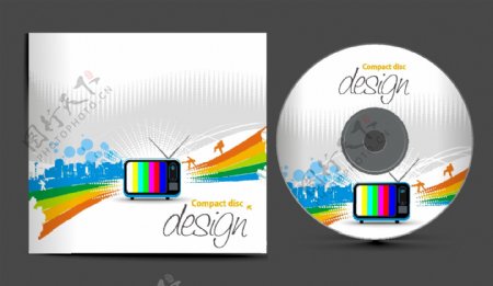 精美cd包装设计矢量素材