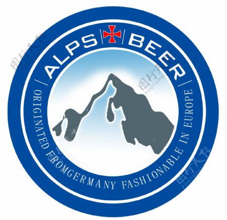 阿尔卑斯啤酒标志图片