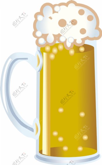 卡通杯装啤酒图片