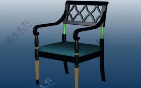 室内装饰设计3D模型之宾馆椅04