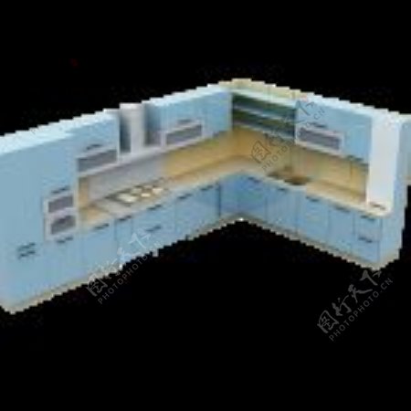 3D厨柜模型