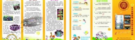 金太阳幼儿园三折页设计图片