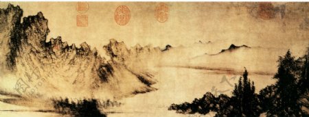 古典中国画风景