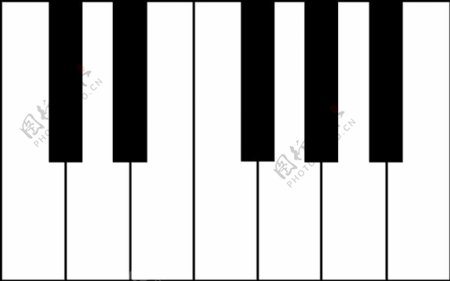 钢琴键剪贴画