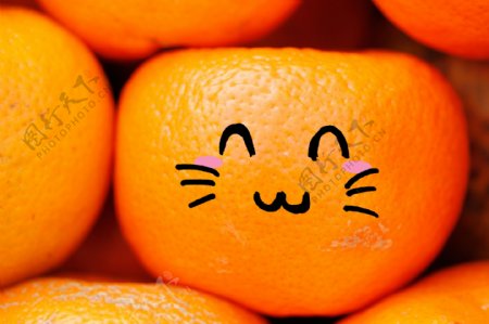 创意水果橙子摄影图片