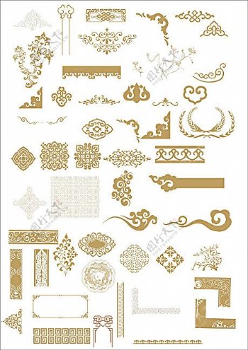 中国古典精品花纹