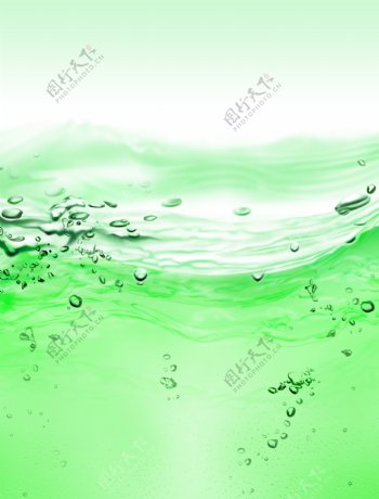 绿色水珠底图图片
