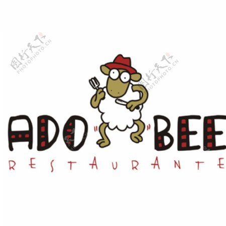 某国外餐饮行业logo标志.图片