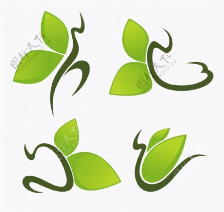绿叶logo图片