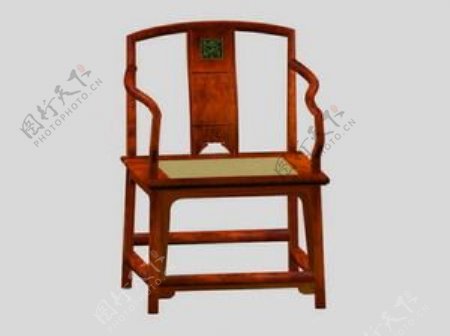 中式椅子3d模型家具3d模型33