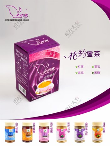 朵添蜜花粉蜜茶宣传页图片