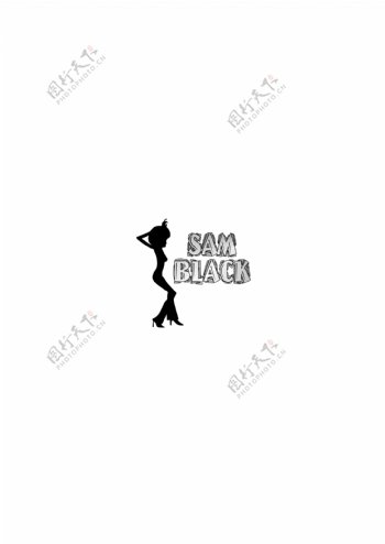 SamBlacklogo设计欣赏SamBlack唱片公司标志下载标志设计欣赏