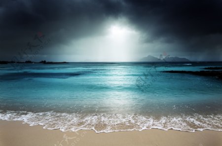 沙滩海洋风景图片