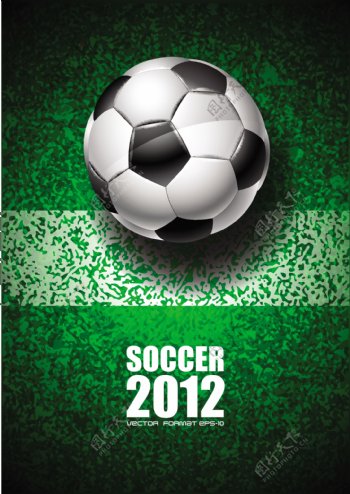 2012足球海报矢量素材4