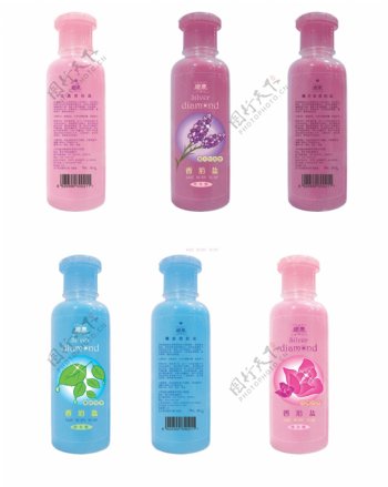 江苏盐业公司洗浴瓶标签图片
