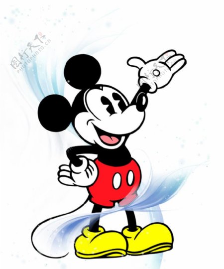 位图动物米老鼠可爱卡通色彩免费素材