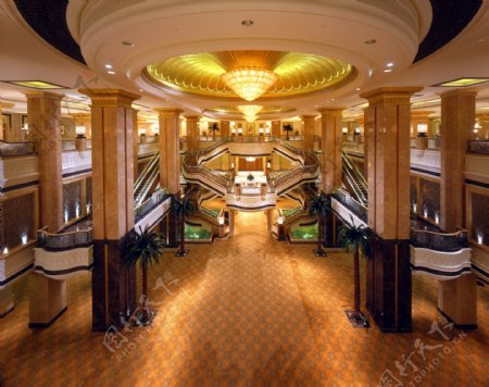 热带酒店大厅图片