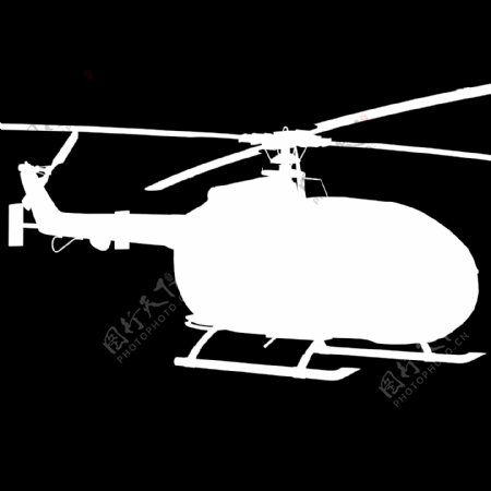 直升飞机3dmax飞机模型素材9