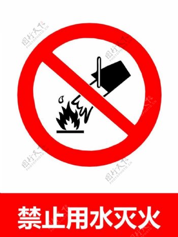 禁止用火灭火图片