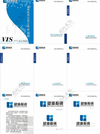 蓝海投资有限公司vi图片