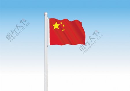 中国国旗矢量素材内含EPSaijpg