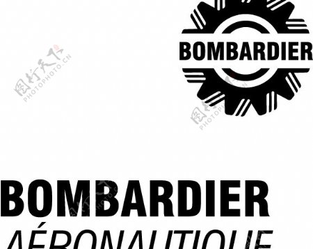 BombardierAeronautique1logo设计欣赏庞巴迪法国航空一标志设计欣赏