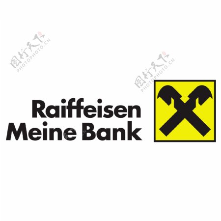 RaiffeisenMeineBank1logo设计欣赏RaiffeisenMeineBank1银行业LOGO下载标志设计欣赏