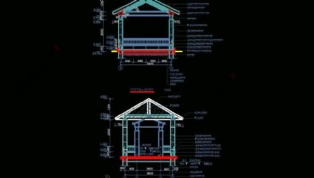 古建筑联系长廊图片