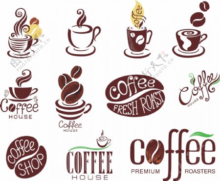 咖啡店标志图片