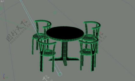 餐桌3d模型家具图片37