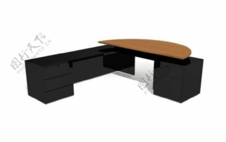 室内家具之办公桌0033D模型