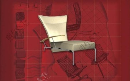 现代主义风格之椅子3D模型椅子054