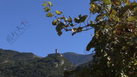 意大利特伦托葡萄城堡2股票的录像视频免费下载
